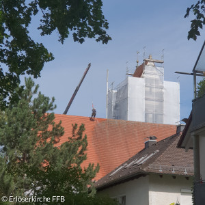 Das Dach wird gereinigt1