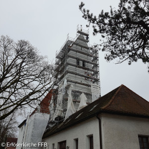 Turmgerüst im Abbau 2